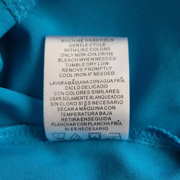 Women's Blouse Kathy Che Stretch Button Down Top14/16 W - Picture 5 of 7